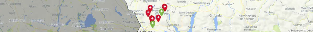 Kartenansicht für Apotheken-Notdienste in der Nähe von Schleedorf (Salzburg-Umgebung, Salzburg)